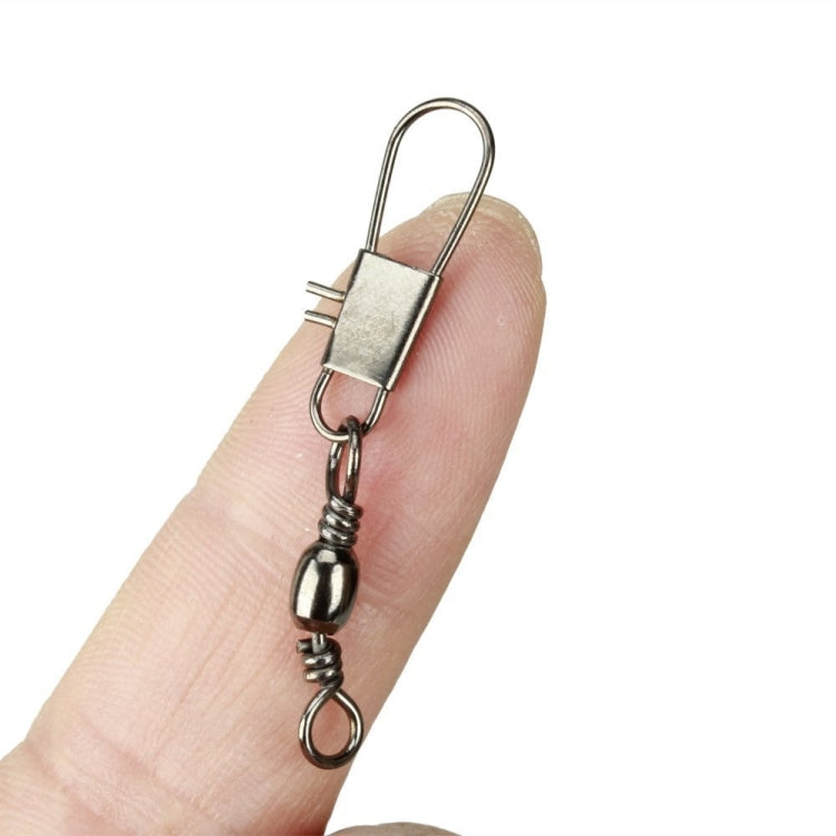 20 pièces émerillons baril 8# 3,5 cm avec anneau de sécurité à agrafe pour la pêche, 20 pièces 8# 3,5 cm