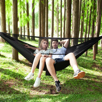 Portable Outdoor Parachute Hammock with Mosquito Nets, Green, Blue, Army Green, Black, Dark Blue + Baby Blue, Pink Blue