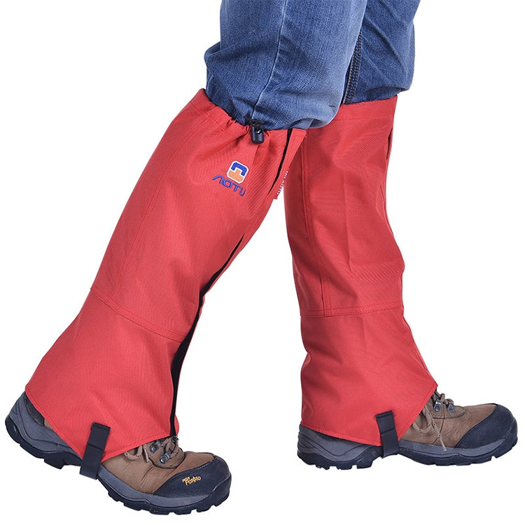 Aotu AT8909 125cm Outdoor Camping Waterproof Snow Shoes Covers Oxford Cloth Anti-mosquito Foot Covers, Aotu AT8909 Black, Aotu AT8909 Green, Aotu AT8909 Grey, Aotu AT8909 Blue, Aotu AT8909 Red