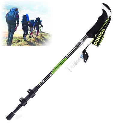 Bâtons de randonnée KODENOR en fibre de carbone pliables et portables pour alpinisme en plein air, longueur : 63-135 CM, longueur : 63-135 CM (noir + vert), longueur : 63-135 CM (noir bleu), longueur : 63-135 CM (noir jaune)