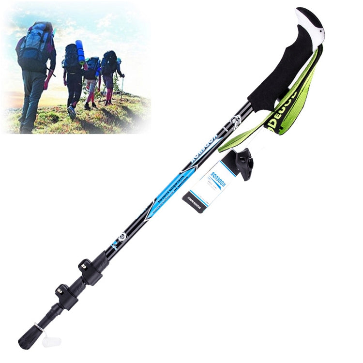 Bâtons de randonnée KODENOR en fibre de carbone pliables et portables pour alpinisme en plein air, longueur : 63-135 CM, longueur : 63-135 CM (noir + vert), longueur : 63-135 CM (noir bleu), longueur : 63-135 CM (noir jaune)