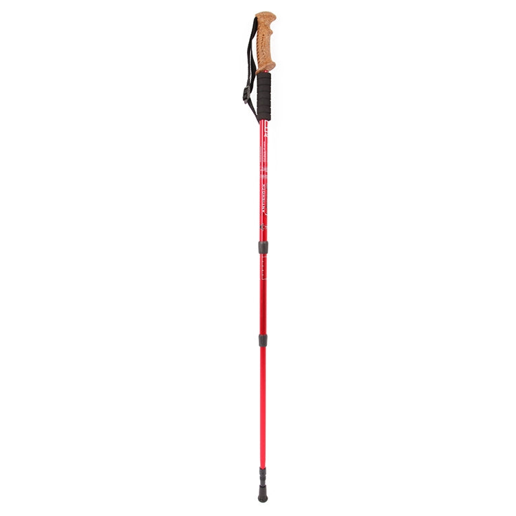 Aotu AT7551 135cm Aluminum Alloy Outdoor Camping Corky Trekking Poles, Red#135cm, Silver#135cm, Black#135cm, Blue#135cm