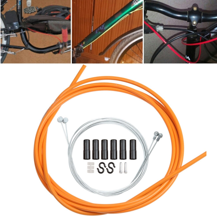 Universal Bicycle Brake Cable Tube Set, Green, Grey, Blue, Red, White, Yellow, Black, Orange