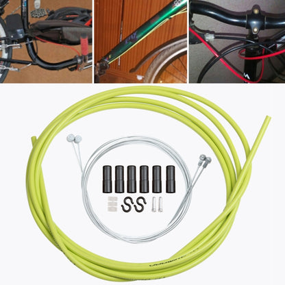 Universal Bicycle Brake Cable Tube Set, Green, Grey, Blue, Red, White, Yellow, Black, Orange
