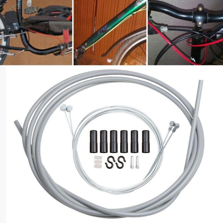 Universal Bicycle Brake Cable Tube Set, Green, Grey, Blue, Red, White, Yellow, Black, Orange