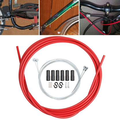 Universal Bicycle Brake Cable Tube Set, Green, Grey, Blue, Red, White, Yellow, Black, Orange