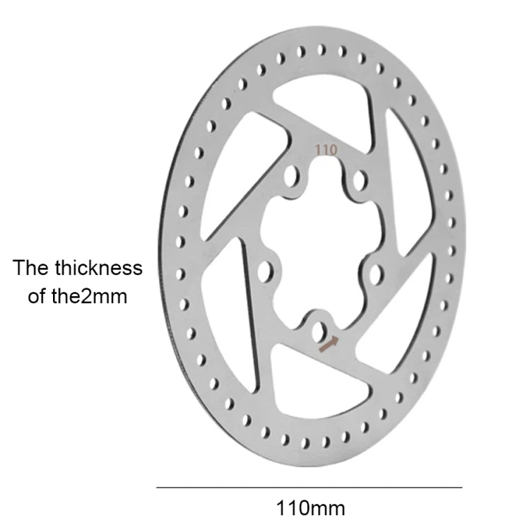 Plaque de disque de frein de trottinette électrique de 110 mm, pièces de rechange pour Xiaomi Mijia M365, plaque de disque de frein