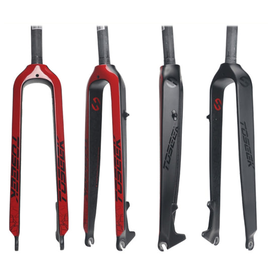 Fourche avant TOSEEK Ultra Light 29 pouces 435 mm pour VTT, entièrement en carbone, douille de direction droite, frein à disque, 29 pouces 435 mm