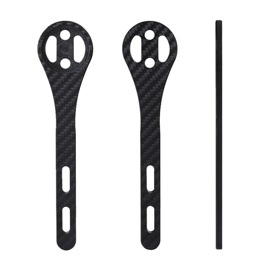 Support de compteur de vélo de route en fibre de carbone TOSEEK pour Garmin Series (brillant), pour Garmin Series (brillant)