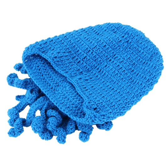 Amurleopard Unisex Barbaren Strickmütze Oktopus Tentakel Mütze Winter Warme Gesichtsmaske Häkelmütze