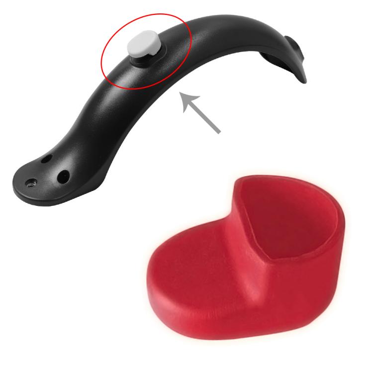 Accessoires de trottinette électrique Housse en silicone de protection pour crochet de garde-boue arrière Xiaomi Mijia M365