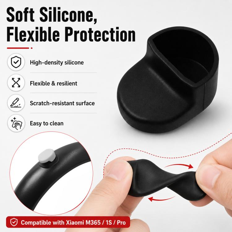 Accessoires de trottinette électrique Housse en silicone de protection pour crochet de garde-boue arrière Xiaomi Mijia M365