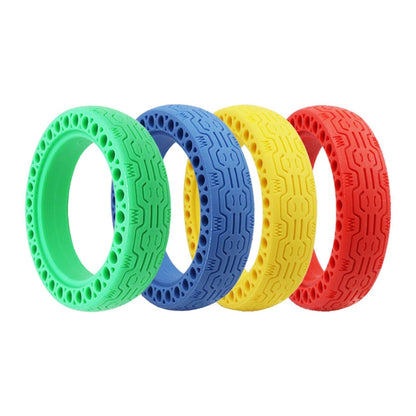 Pneu plein nid d'abeille de 8,5 pouces pour trottinette électrique, résistant à l'usure, absorbant les chocs, avec motif décoratif, adapté au Xiaomi Mijia M365