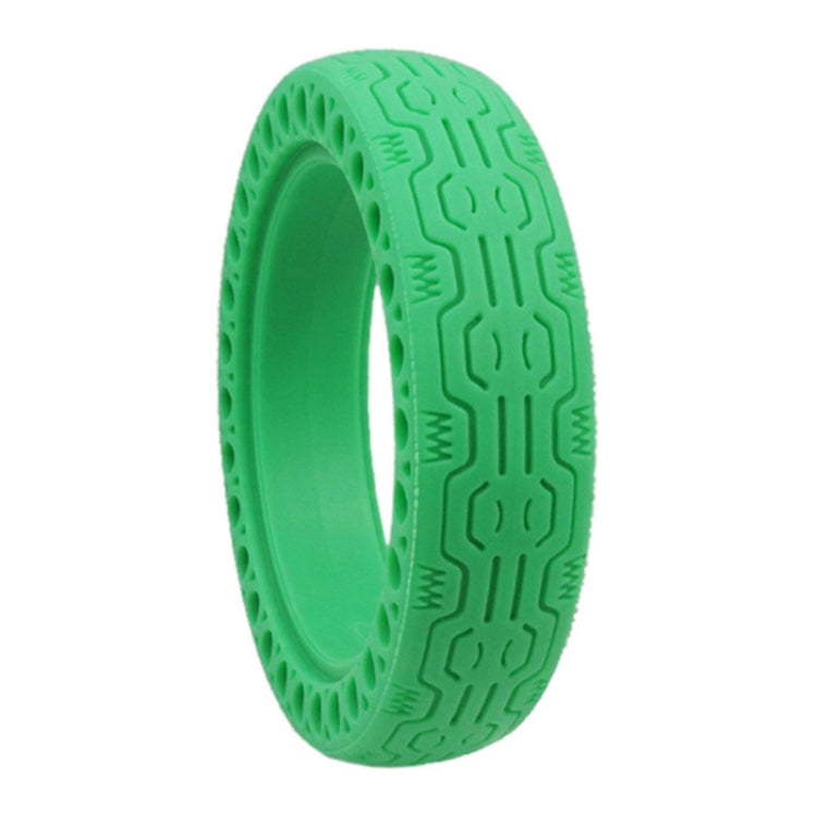 Pneu plein nid d'abeille de 8,5 pouces pour trottinette électrique, résistant à l'usure, absorbant les chocs, avec motif décoratif, adapté au Xiaomi Mijia M365