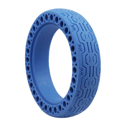 Pneu plein nid d'abeille de 8,5 pouces pour trottinette électrique, résistant à l'usure, absorbant les chocs, avec motif décoratif, adapté au Xiaomi Mijia M365