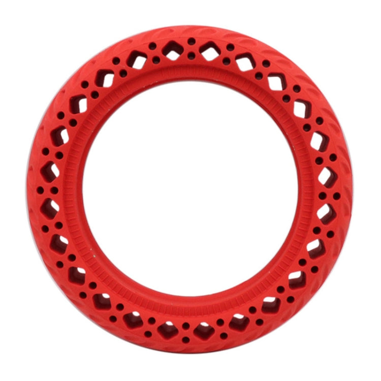 Pneu plein nid d'abeille de 8,5 pouces pour trottinette électrique, résistant à l'usure, absorbant les chocs, avec motif décoratif, adapté au Xiaomi Mijia M365