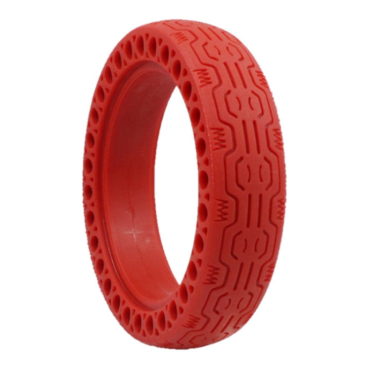 Pneu plein nid d'abeille de 8,5 pouces pour trottinette électrique, résistant à l'usure, absorbant les chocs, avec motif décoratif, adapté au Xiaomi Mijia M365