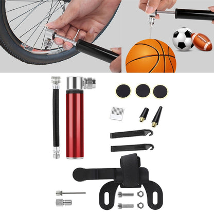 Manual Mini Portable Bicycle Aluminum Alloy Pump+ Glue-free Tire Patch + Fish-shaped Tire Lever, Inflator + Glue-free Tire Patch + Fish-shaped Tire Lever Silver, Inflator + Glue-free Tire Patch + Fish-shaped Tire Lever Black                            ...