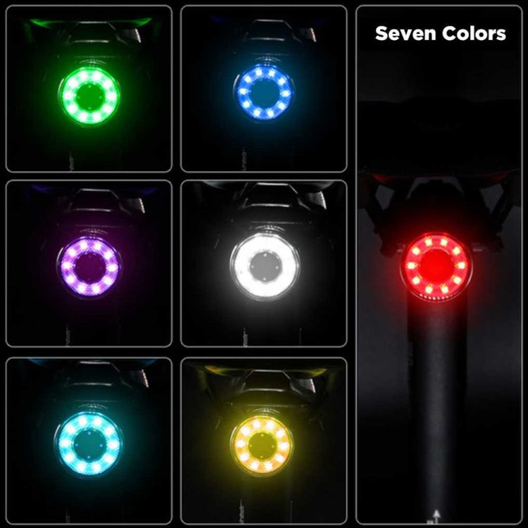 Antusi Q1 7 Colors Cycling Light Bicycle Taillight Bike Accessories, Q1