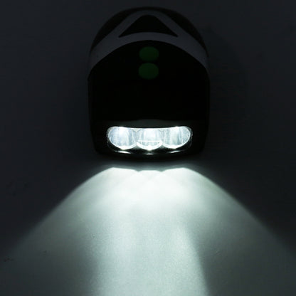 Mountain Bike Headlight Horn LED Flashlight Bicycle Electric Horn, with Light, Electric Horn with Light