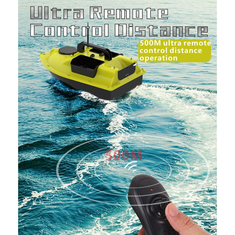 Bateau de pêche amorceur intelligent D18 Smart RC trois trémies, charge de 2 kg, télécommande de 500 m, D18