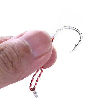 5pcs / Pack HENGJIA 13# Tied Wire Iron Hook Deep Sea Fishing Hook, 13#
