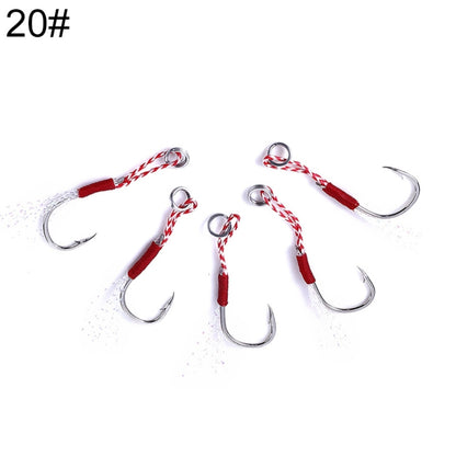 Paquet de 5 HENGJIA 20# Hameçon filaire fer hameçon de pêche en haute mer, 20