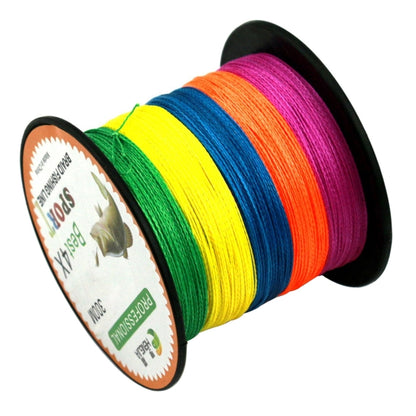 HENGJIA Bunt 3.0# 0.28mm 38LB 15.8kg Zugfestigkeit 300m Extra Starke 4-fach geflochtene PE Angelschnur Drachenschnur, 3.0# 0.28mm 38LB
