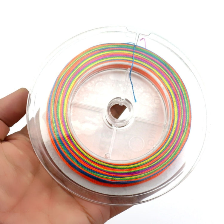 HENGJIA Colorful 4.0# 0.34mm 45LB 18.1kg de Tension 100m Extra Forte 4 Brins Tresse PE Ligne de Pêche Ligne de Cerf-Volant, 4.0# 0.34mm 45LB