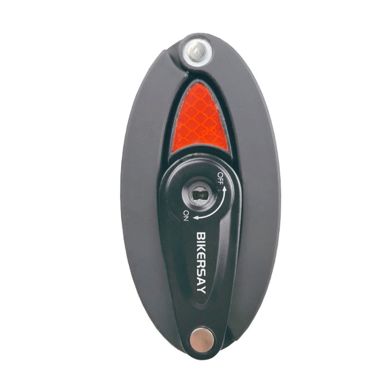 BIKERSAY BK012B Bike Foldable Key Lock Bicycle Anti-theft Lock with Reflective Sticker, BK012B