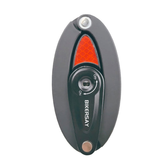 BIKERSAY BK012B Antivol pliable avec clé pour vélo, antivol avec autocollant réfléchissant, BK012B