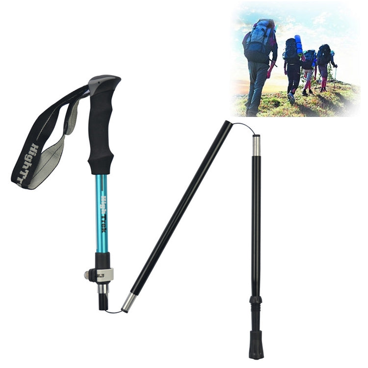 Bâtons de randonnée pliables portables et ultralégers en alliage d'aluminium pour l'alpinisme en extérieur, longueur : 35-125 CM, longueur : 35-125 CM (Or), longueur : 35-125 CM (Bleu), longueur : 35-125 CM (Rouge)