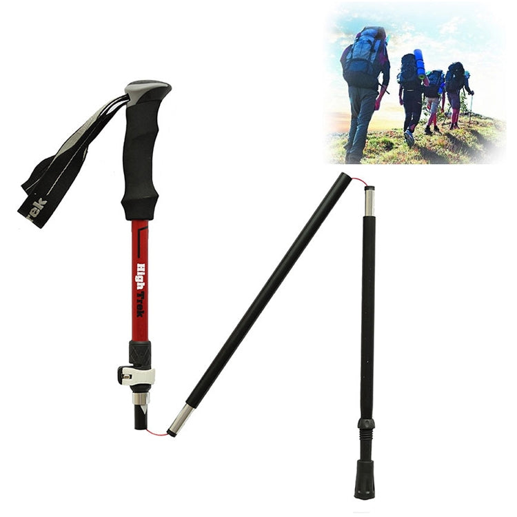 Bâtons de randonnée pliables portables et ultralégers en alliage d'aluminium pour l'alpinisme en extérieur, longueur : 35-125 CM, longueur : 35-125 CM (Or), longueur : 35-125 CM (Bleu), longueur : 35-125 CM (Rouge)