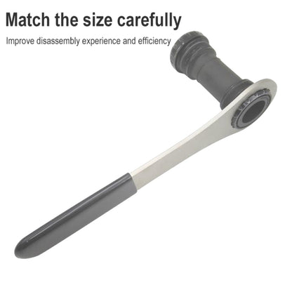 BIKERSAY BB49-16 Bicycle Repair Tools Multi-function Wrench Tool Stainless Steel Axis Spanner, BB49-16
