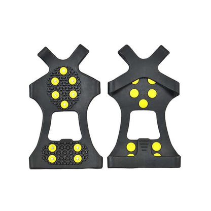10 Teeth Ice Claw Outdoor Non-slip Shoes Covers for Ice Snow Ground, Size : S, Size : S