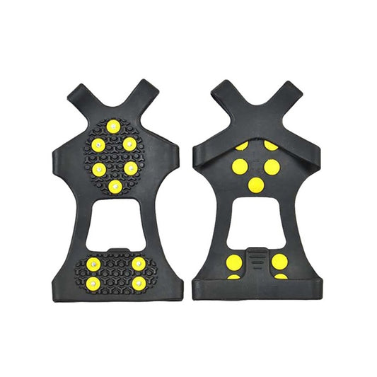 10 Teeth Ice Claw Outdoor Non-slip Shoes Covers for Ice Snow Ground, Size : S, Size : S