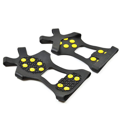10 Teeth Ice Claw Outdoor Non-slip Shoes Covers for Ice Snow Ground, Size : S, Size : S