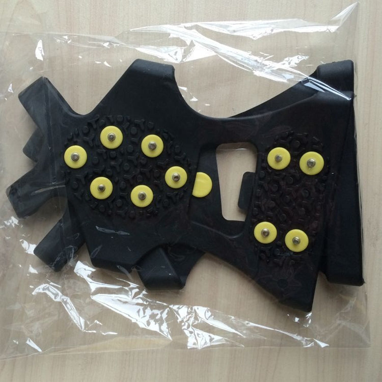 10 Teeth Ice Claw Outdoor Non-slip Shoes Covers for Ice Snow Ground, Size : S, Size : S