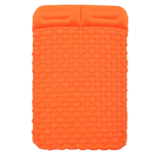 Ordinary Type Outdoor Camping Peripheral Inflatable Cushion Portable TPU Inflatable Double Bed, Size: 195 x 119 x 16cm, Ordinary Type Dark Blue, Ordinary Type Orange, Ordinary Type Emerald, Ordinary Type Peacock Blue