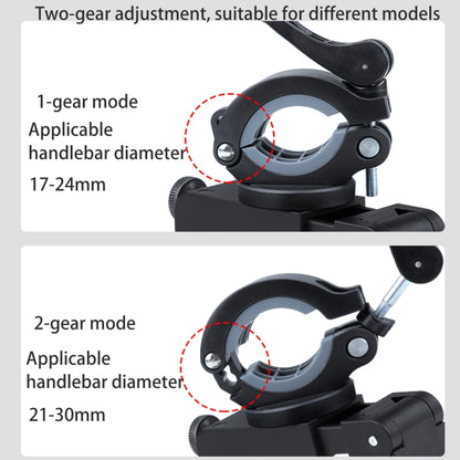 Rotatable PVC Motorcycle Bicycle Handlebar Mount Mobile Phone Holder, Handlebar Holder B