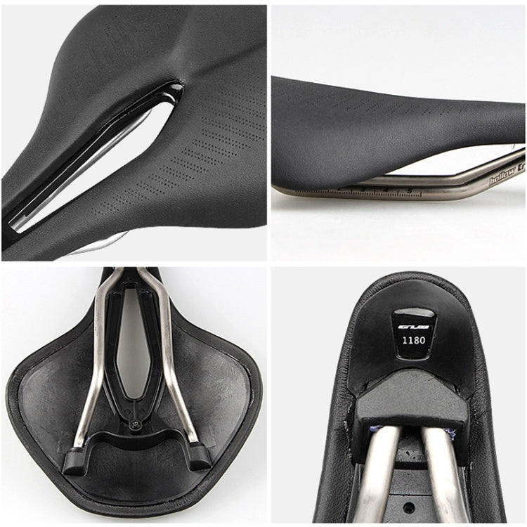 Selle de vélo creuse GUB 1180 en PU souple et respirant, 1180
