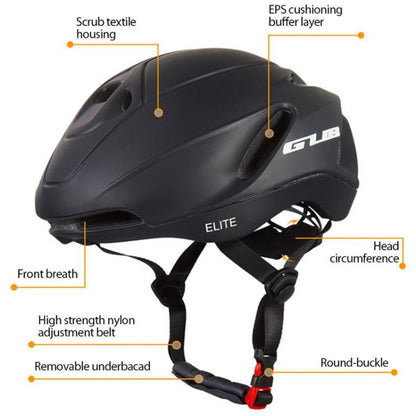 GUB Elite Unisex Adjustable Bicycle Riding Helmet, Size: L, Size: L (Twilight), Size: L (Matte Black), Size: L (Navy Blue), Size: L (Pearl White)