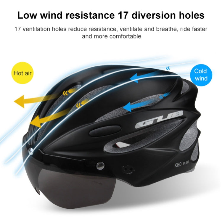 GUB K80 Plus Bike Helmet With Visor And Goggles, GUB K80 Plus(Gradient Blue), GUB K80 Plus(Gradient Purple), GUB K80 Plus(Red), GUB K80 Plus(Titanium Color), GUB K80 Plus(White), GUB K80 Plus(Fluorescent Green), GUB K80 Plus(Black), GUB K80 Plus(Orange)