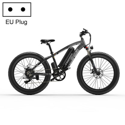 Bicicleta eléctrica GOGOBEST GF600 de 48 V, 13 Ah, 1000 W, con transmisión y neumáticos de 26 pulgadas, enchufe europeo (negro y gris), GF600 (negro y amarillo), GF600 (negro y verde), GF600 (negro y gris).