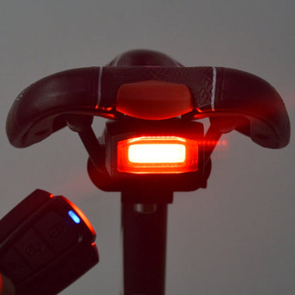 ANTUSI A6 USB Charging COB Light Source Smart Cycling Bike Warning Alarm Tail Light with Remote Control, A6