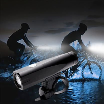 LR-Y1 LED 800LM USB Charging LED Bicycle Headlight Front Lamp with 5 Modes, LR-Y1