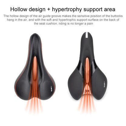 PROMEND SD-567 Selle de vélo de course en silicone creuse et respirante, SD-567