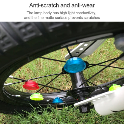 Feux de sécurité luminescents à clip pour vélo d'équilibre pour enfants, lot de 10 feux à clip, feu à clip