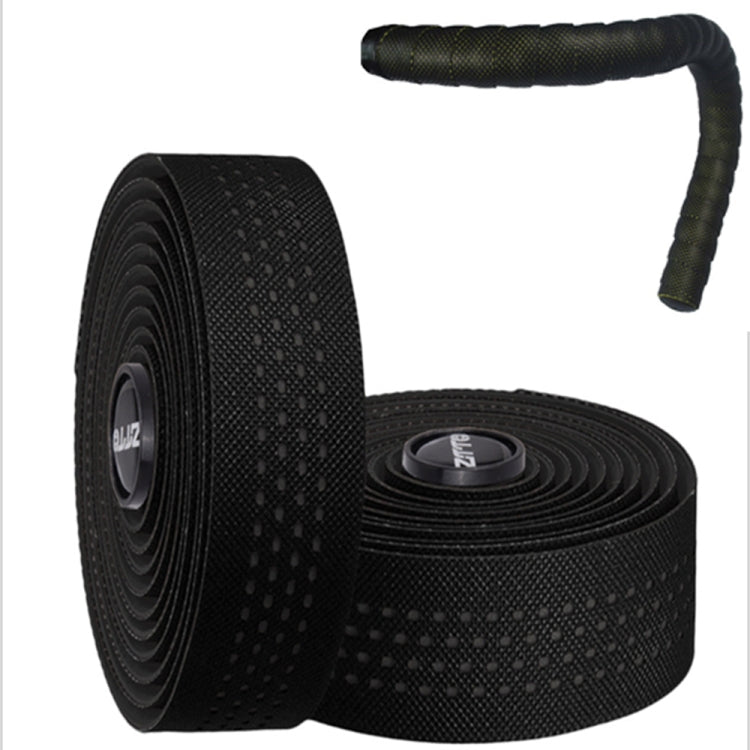 ZTTO Bande de Guidon de Vélo de Route Antidérapante Anti-Vibrations en Cuir PU Respirant Résistant à l'Usure