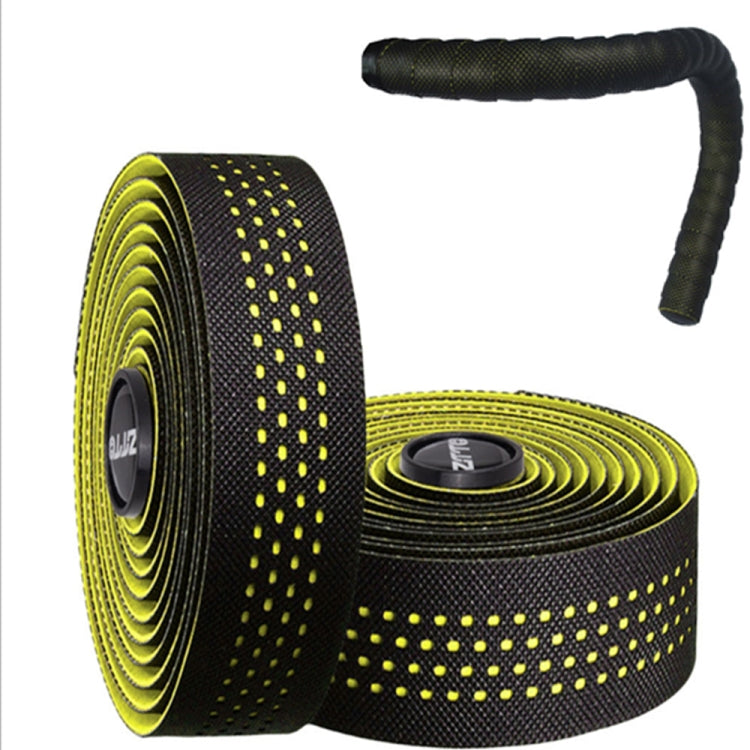 ZTTO Bande de Guidon de Vélo de Route Antidérapante Anti-Vibrations en Cuir PU Respirant Résistant à l'Usure